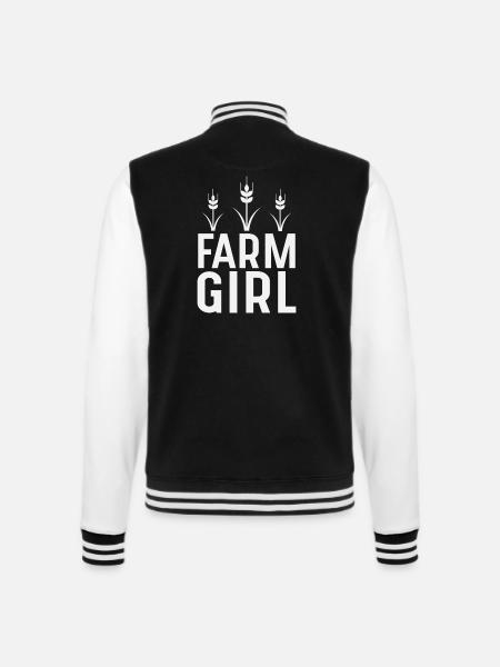 Fille de ferme - Veste Teddy - noir/blanc