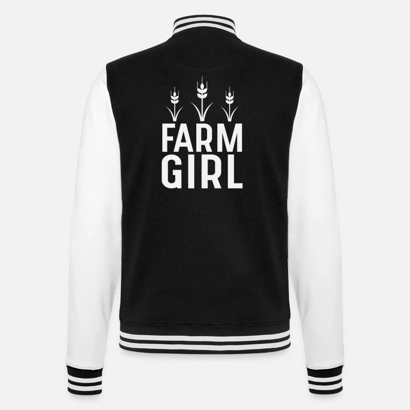 Fille de ferme - Veste Teddy - noir/blanc