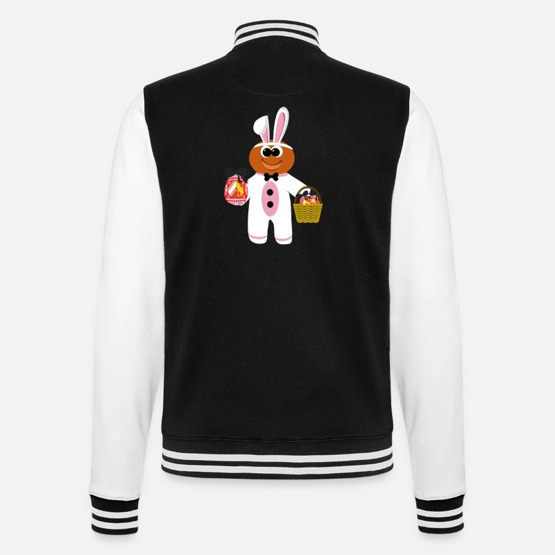 Mannele Mannala Rabbit Alsace - College Sweat Jacket - black/white