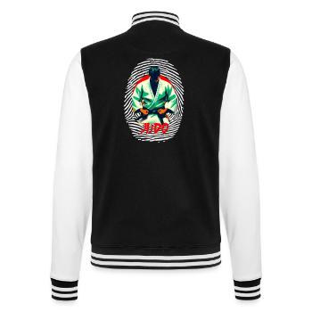 Judo - Veste Teddy - noir/blanc - Dos - Marisol (170cm)