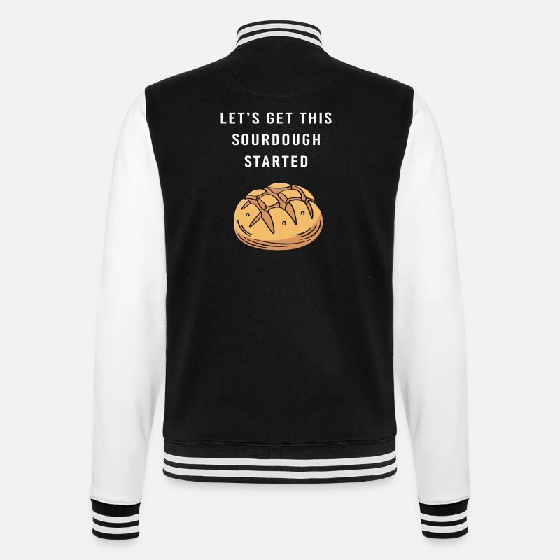 Baker Baker Baking - College Sweat Jacket - black/white