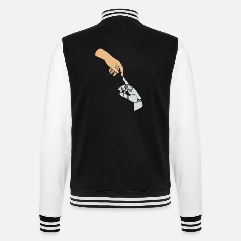 GPT Artificial Intelligence - College Sweat Jacket - black/white