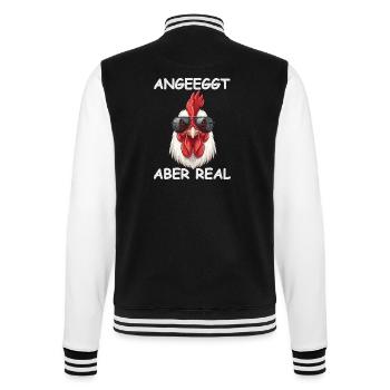 Porte-poulet dégoûtant - Veste Teddy - noir/blanc - Dos - Marisol (170cm)