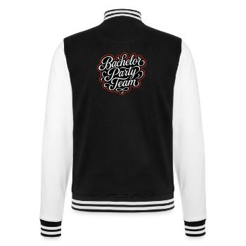 Bachelor Party Team - College Sweat Jacket - black/white - Back - Marisol (170cm)