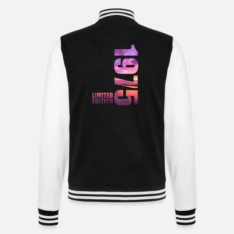 1975 Édition limitée - Veste Teddy - noir/blanc
