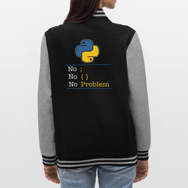 Python no problem College Sweat Jacket