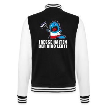 Dino - Veste Teddy - noir/blanc - Dos - Marisol (170cm)