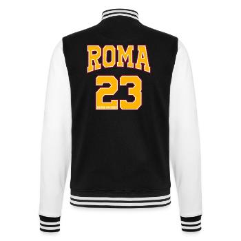 23 (twenty-three) ROME - College Sweat Jacket - black/white - Back - Marisol (170cm)