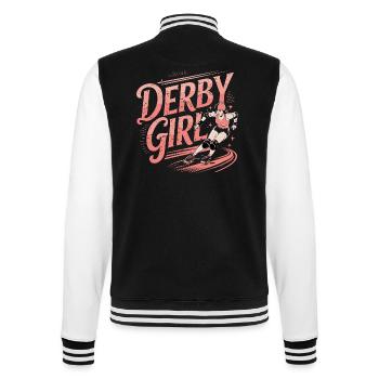 Sonnenuntergang Desert Vibes Urlaub Abenteuer - College-Sweatjacke - Schwarz/Weiß - Hinten - Marisol (170cm)