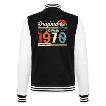 55e anniversaire Original Décembre 1970 Volume 70 - Veste Teddy - noir/blanc - Dos - Marisol (170cm)