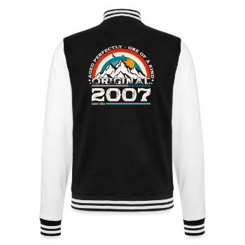 17th Birthday Legend December 2007 Volume 07 - College Sweat Jacket - black/white - Back - Marisol (170cm)