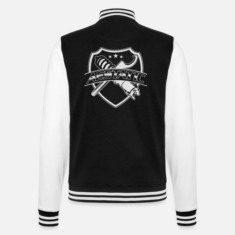 Aestatic, Static Tuner Design - Veste Teddy - noir/blanc