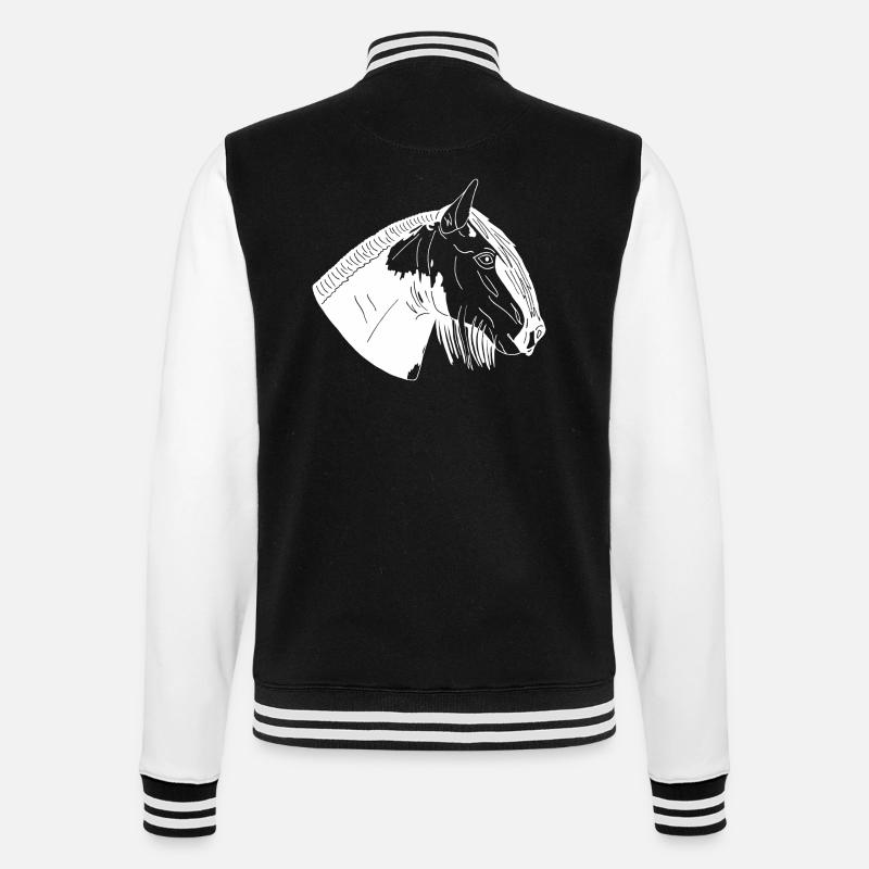 Tinker - College-Sweatjacke - Schwarz/Weiß
