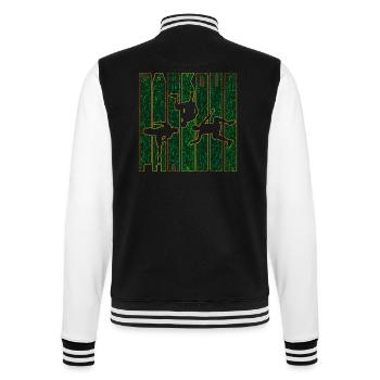 Parkour Freerunner Code Le Parcour parkourshirt - Veste Teddy - noir/blanc - Dos - Marisol (170cm)