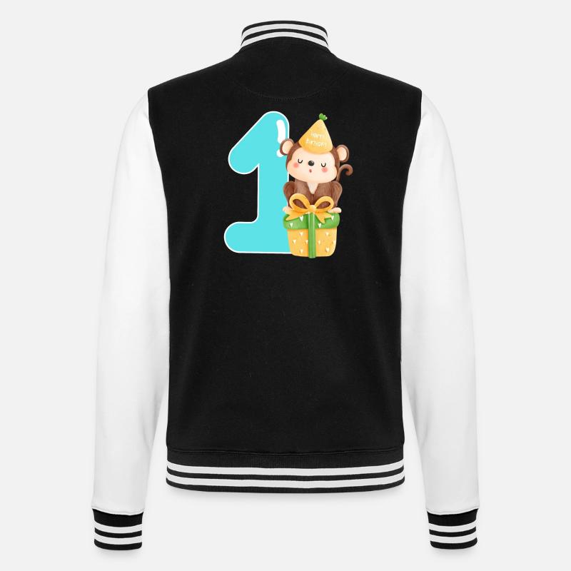 1er anniversaire. Premier anniversaire - Veste Teddy - noir/blanc