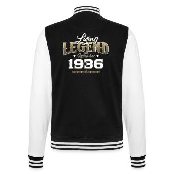 88e anniversaire Légende Septembre 1936 Volume 36 - Veste Teddy - noir/blanc - Dos - Marisol (170cm)