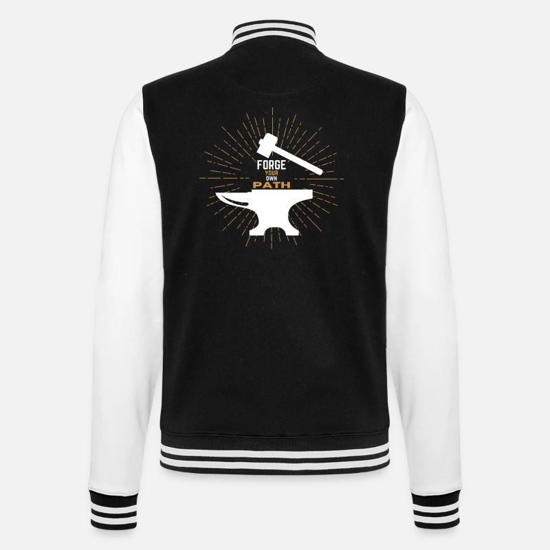 Tracez votre propre chemin - Veste Teddy - noir/blanc
