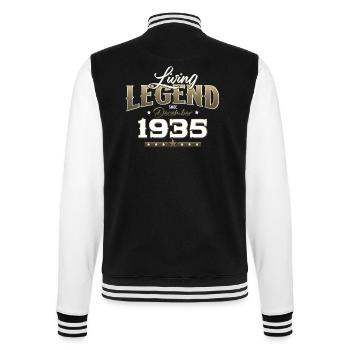 90e anniversaire Original Décembre 1935 Volume 35 - Veste Teddy - noir/blanc - Dos - Marisol (170cm)