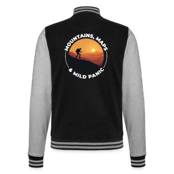 Randonnée Montagne Coucher de soleil Aventure En plein air Explorer - Veste Teddy - noir/gris chiné - Dos - Marisol (170cm)