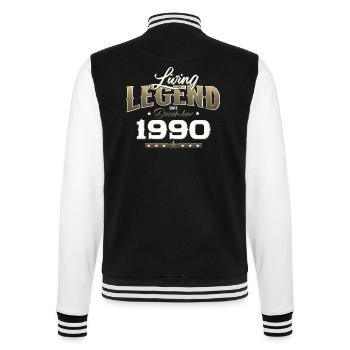 35e anniversaire Légende Décembre 1990 Volume 90 - Veste Teddy - noir/blanc - Dos - Marisol (170cm)