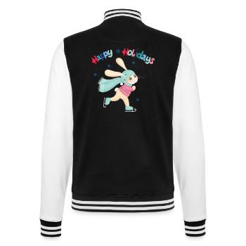 Patinage de lapin : bon hiver - Veste Teddy - noir/blanc - Dos - Marisol (170cm)