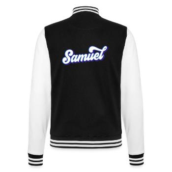 Samuel Couleurs changeantes - Veste Teddy - noir/blanc - Dos - Marisol (170cm)