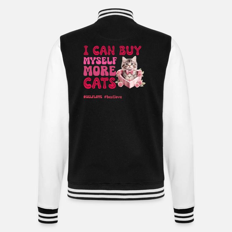 Chat de la Saint-Valentin - Veste Teddy - noir/blanc