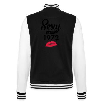 Sexy Since 1972 - Veste Teddy - noir/blanc - Dos - Marisol (170cm)