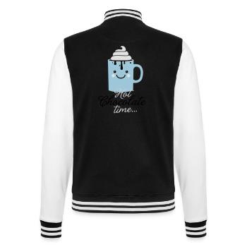 Tasse Mignon drôle avec i love chocolat chaud avec - Veste Teddy - noir/blanc - Dos - Marisol (170cm)