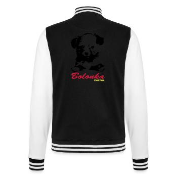 Bolonka Zwetna Design - College-Sweatjacke - Schwarz/Weiß - Hinten - Marisol (170cm)