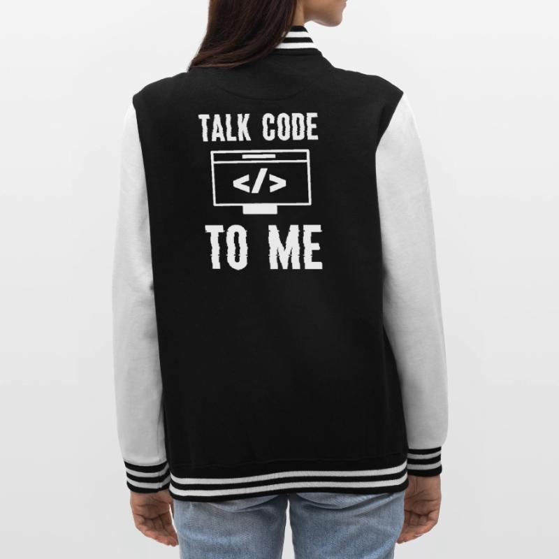 Codage Programmation Talk Code To Me Veste Teddy