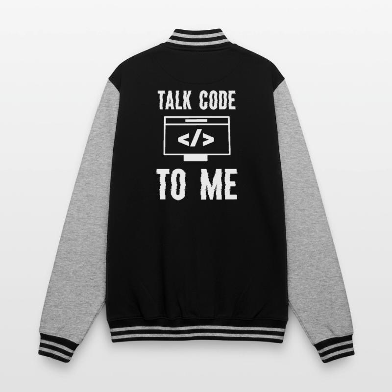 Codage Programmation Talk Code To Me Veste Teddy