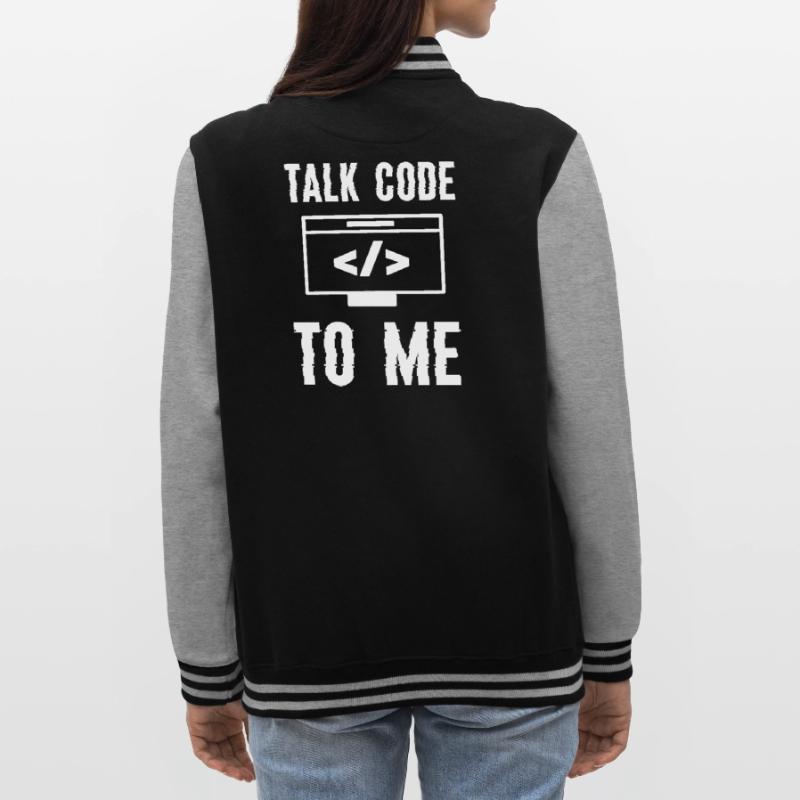 Codage Programmation Talk Code To Me Veste Teddy