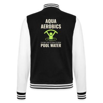 Aquagym Fitness aquatique Aqua Exercice - Veste Teddy - noir/blanc - Dos - Marisol (170cm)