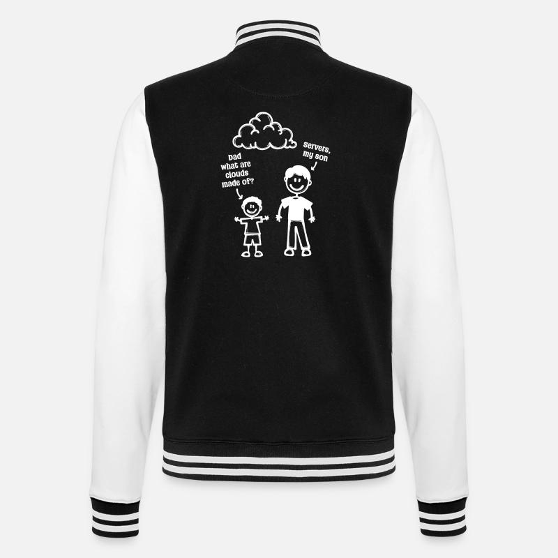 Developer Coden Computerfreak Webentwickler Geek - College-Sweatjacke - Schwarz/Weiß