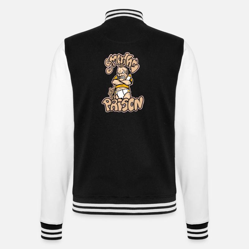 9 Monate - College-Sweatjacke - Schwarz/Weiß