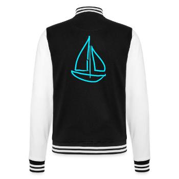 Segeln Segelboot Segelsport - College-Sweatjacke - Schwarz/Weiß - Hinten - Marisol (170cm)