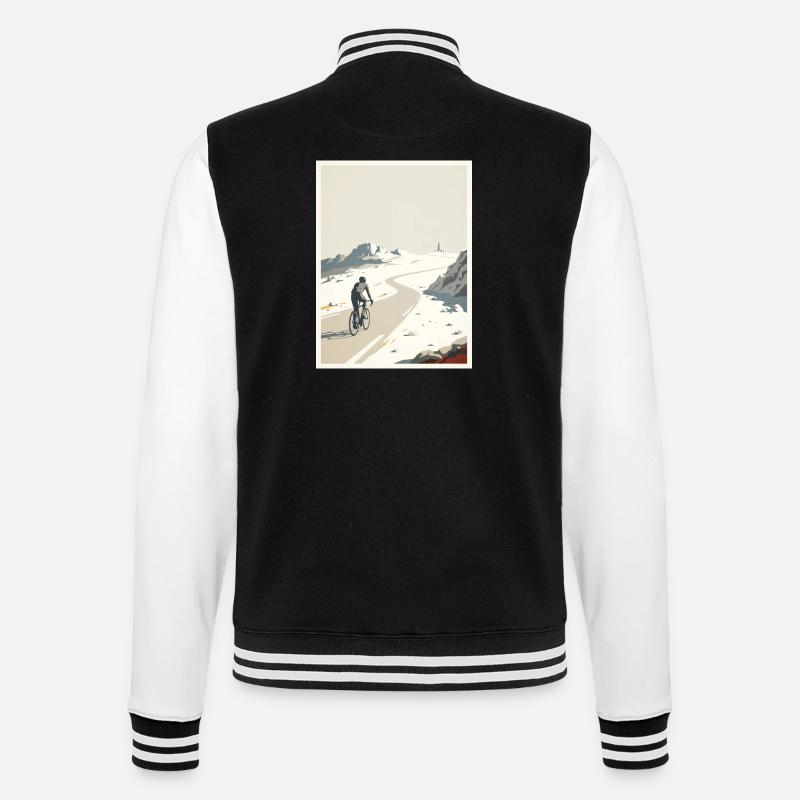 Summit Road - Souvenir du cyclisme - Veste Teddy - noir/blanc