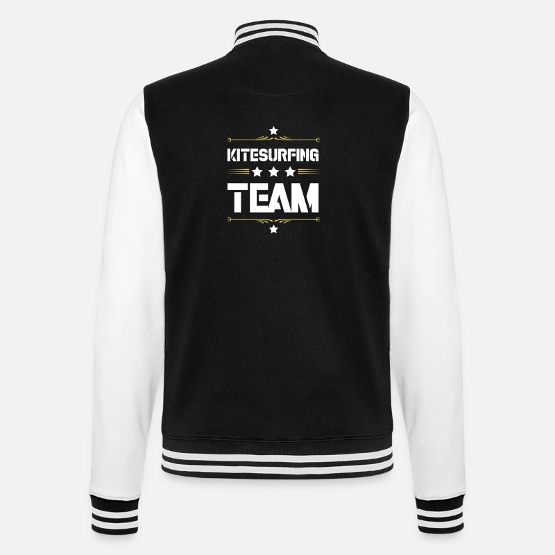 Équipe de kitesurf - Veste Teddy - noir/blanc