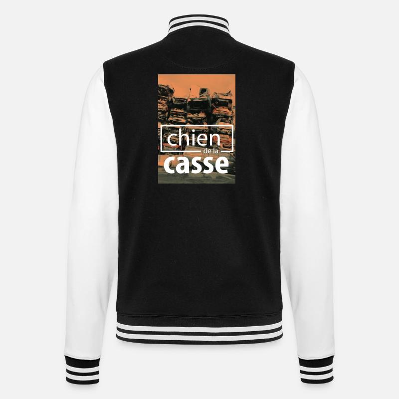 chien de la casse - Veste Teddy - noir/blanc