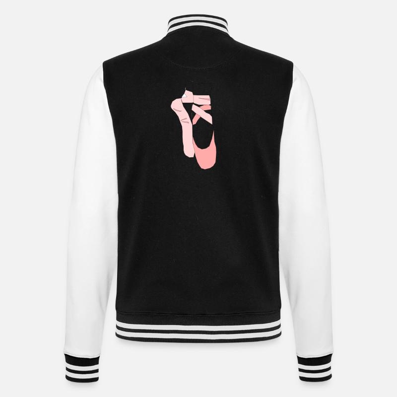 Ballettschuhe - College-Sweatjacke - Schwarz/Weiß