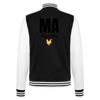 ma poulette - Veste Teddy - noir/blanc - Dos - Marisol (170cm)