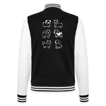 Hund Chien - Veste Teddy - noir/blanc - Dos - Marisol (170cm)