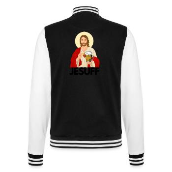 Malle Jesuff 2 - College-Sweatjacke - Schwarz/Weiß - Hinten - Marisol (170cm)