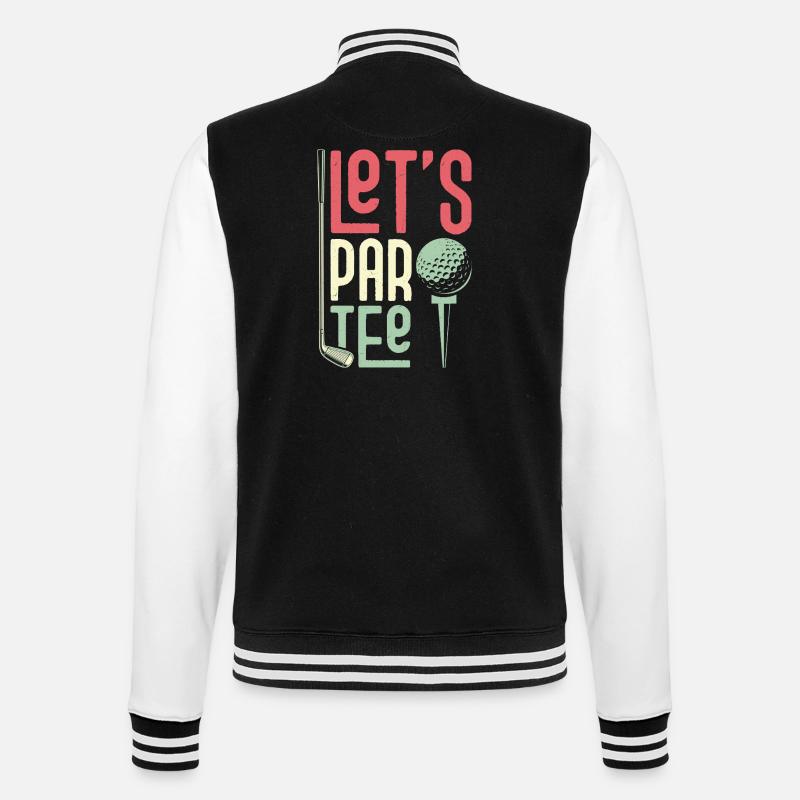 Let’s Par Tee Golfer Golf - Veste Teddy - noir/blanc