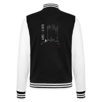 ZURICH APRICA für Schwarz - College-Sweatjacke - Schwarz/Weiß - Hinten - Marisol (170cm)