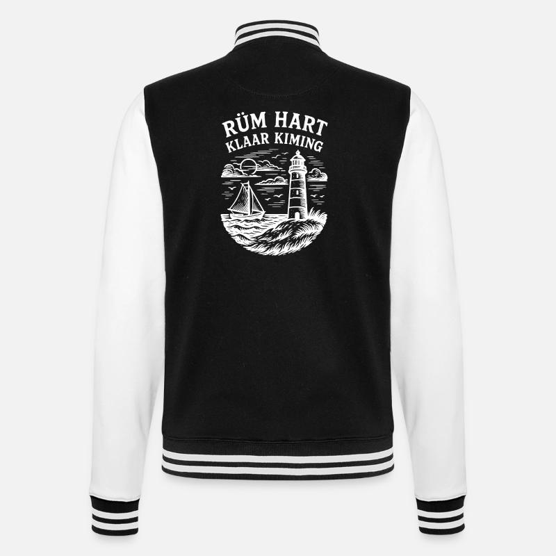 Rüm Hart - Clair Kiming - blanc - Veste Teddy - noir/blanc