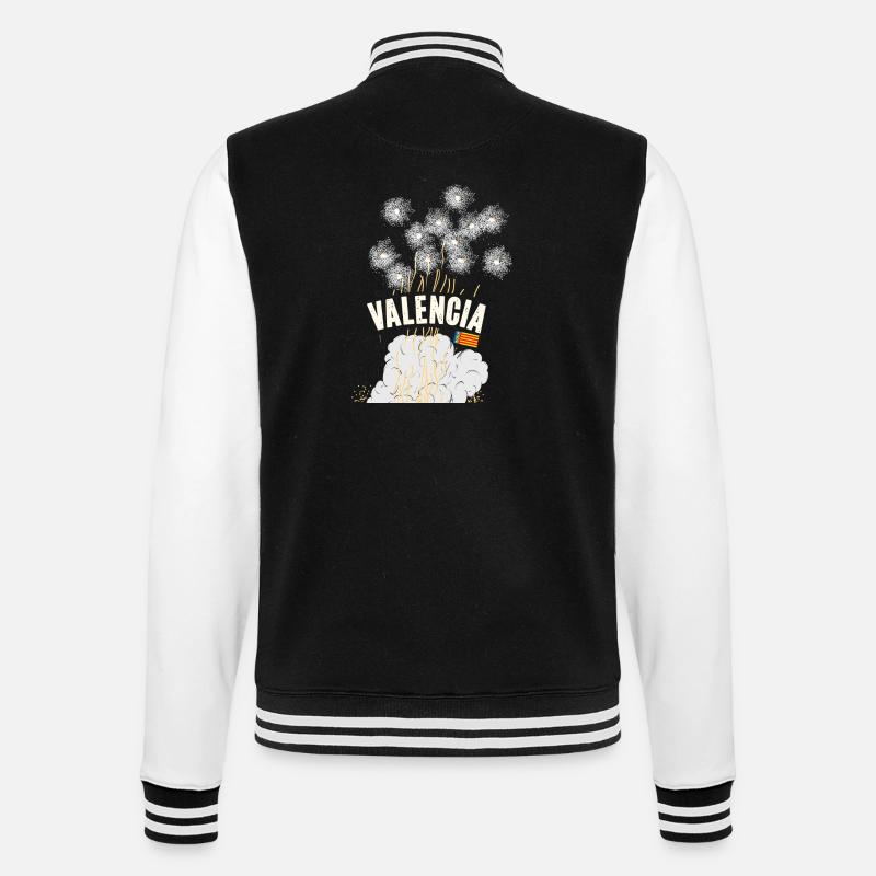 Fallas de Valencia Pyro - Veste Teddy - noir/blanc