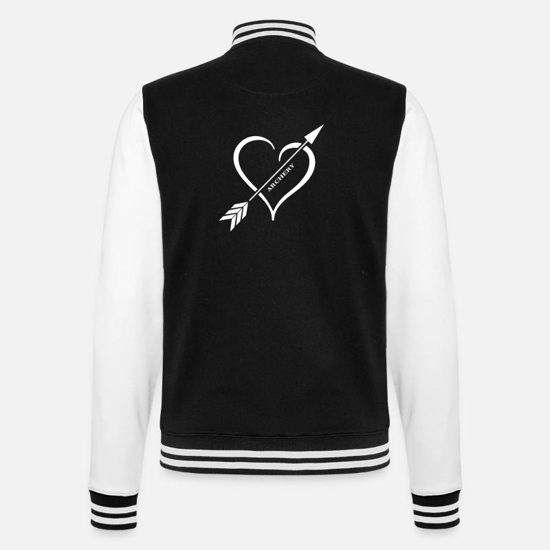 Archery Archery course Archers - College Sweat Jacket - black/white