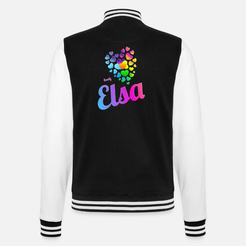 Elsa's birthday Elsa - College Sweat Jacket - black/white